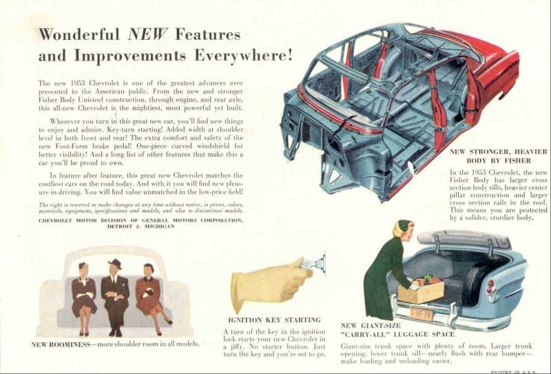 1953 Chevrolet Brochure Page 15